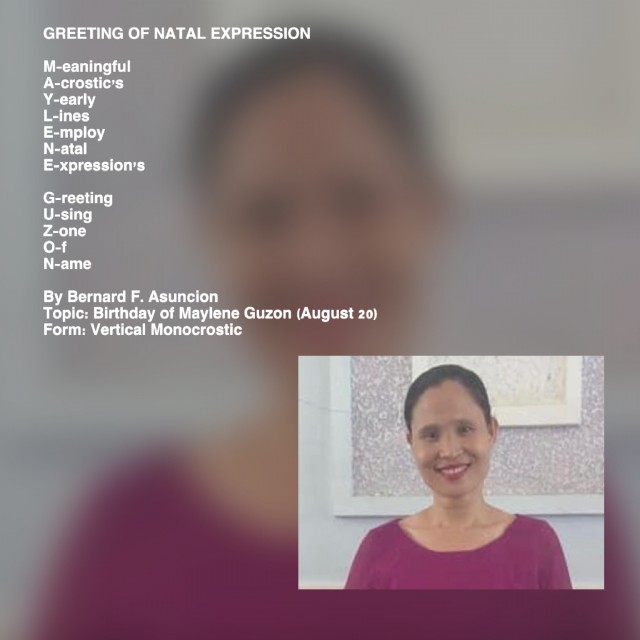 Greeting Of Natal Expression