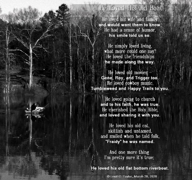 He Loved His Ole Boat