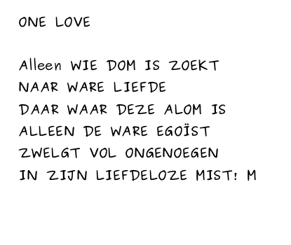 One Love