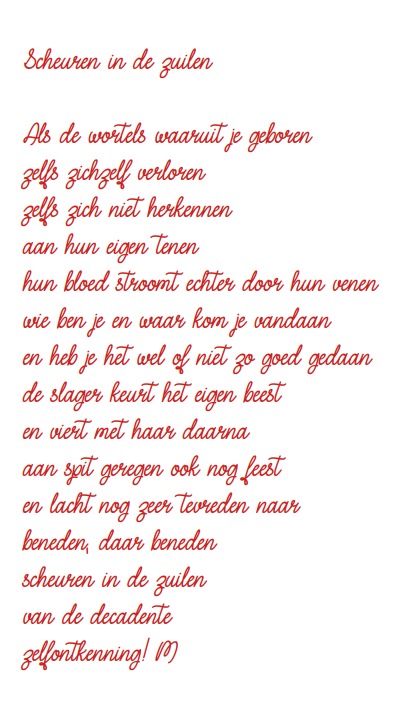 Scheuren In De Zuilen