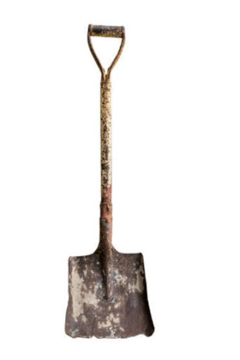 The Old Snowshovel's Sigh
(When Spring Arrives)