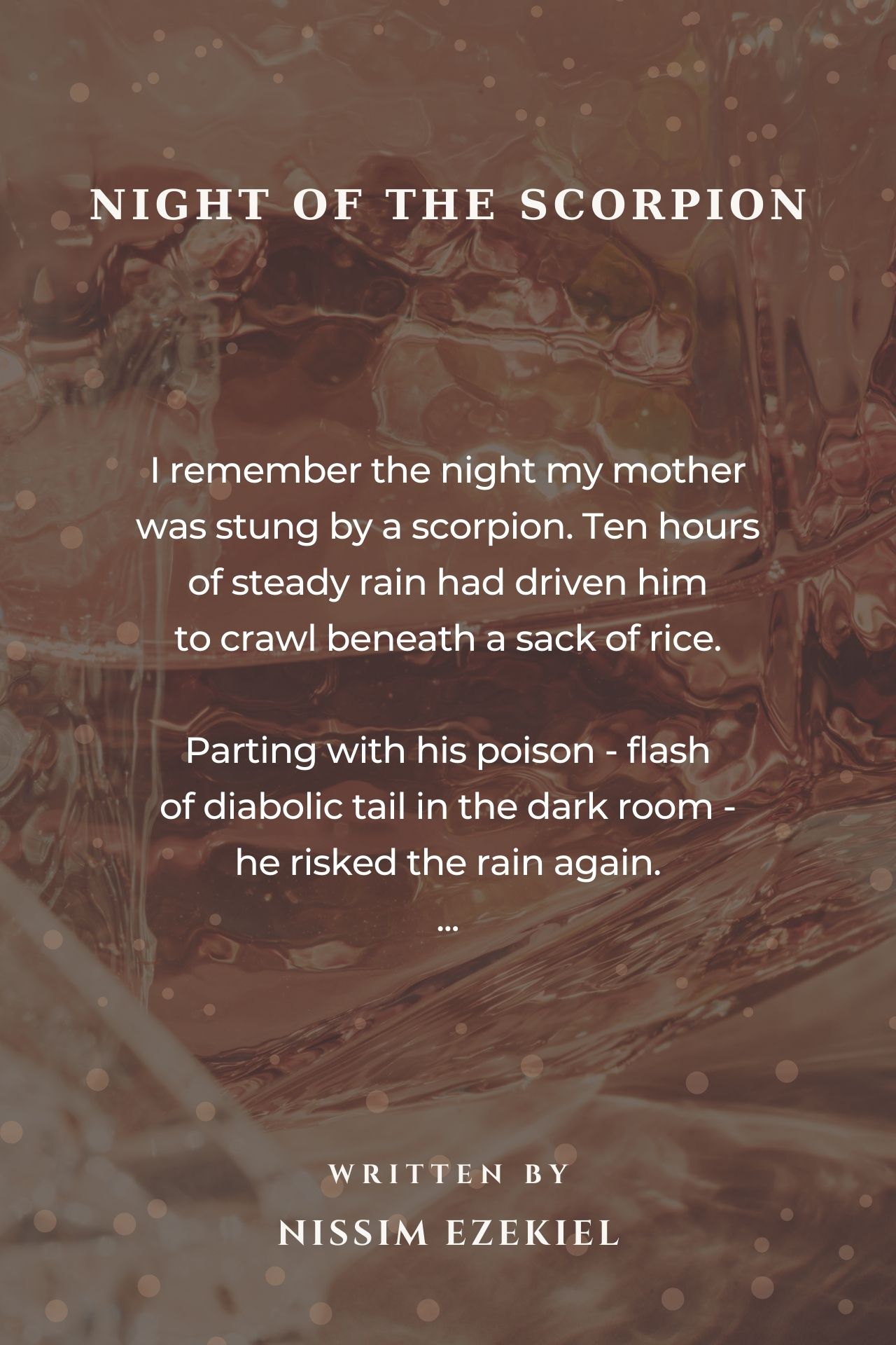 Night Of The Scorpion