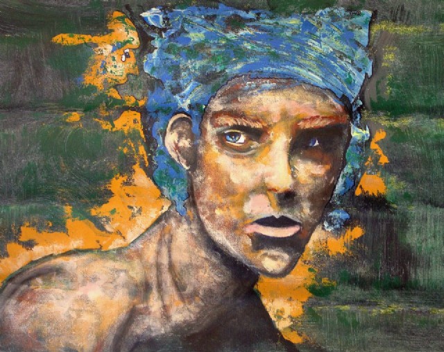 Woman In Blue