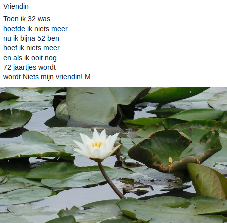 Vriendin..