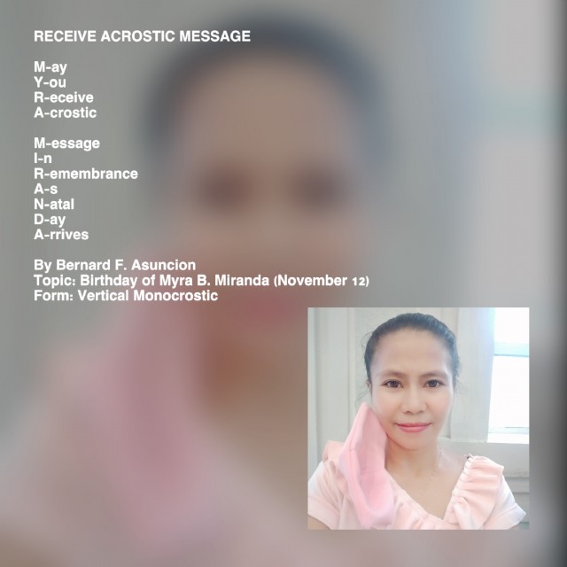 Receive Acrostic Message