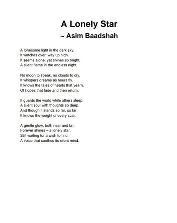A Lonely Star
