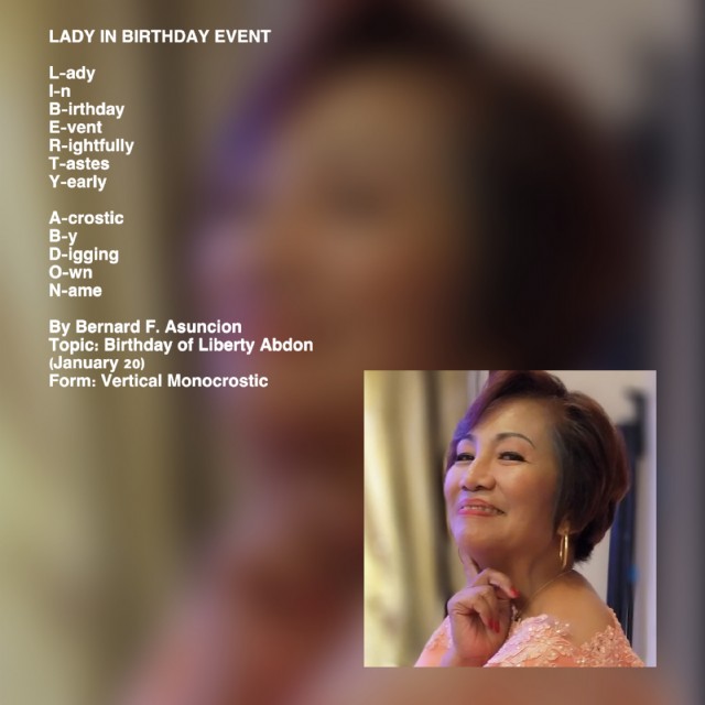 Lady In Birthday Event