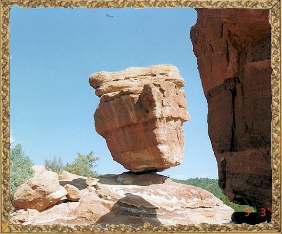 Rock At The Valley Of The Gods In Utah