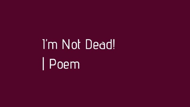 Dead Poem