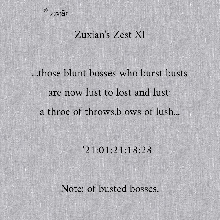 Zuxian's Zest Xi