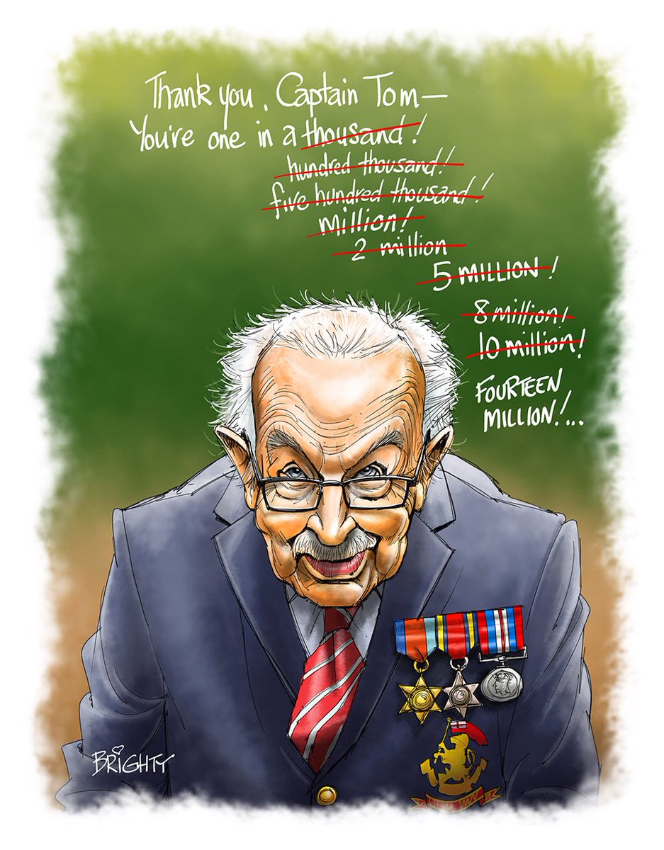 Poor Old Captain Tom: (February 2nd,2021)