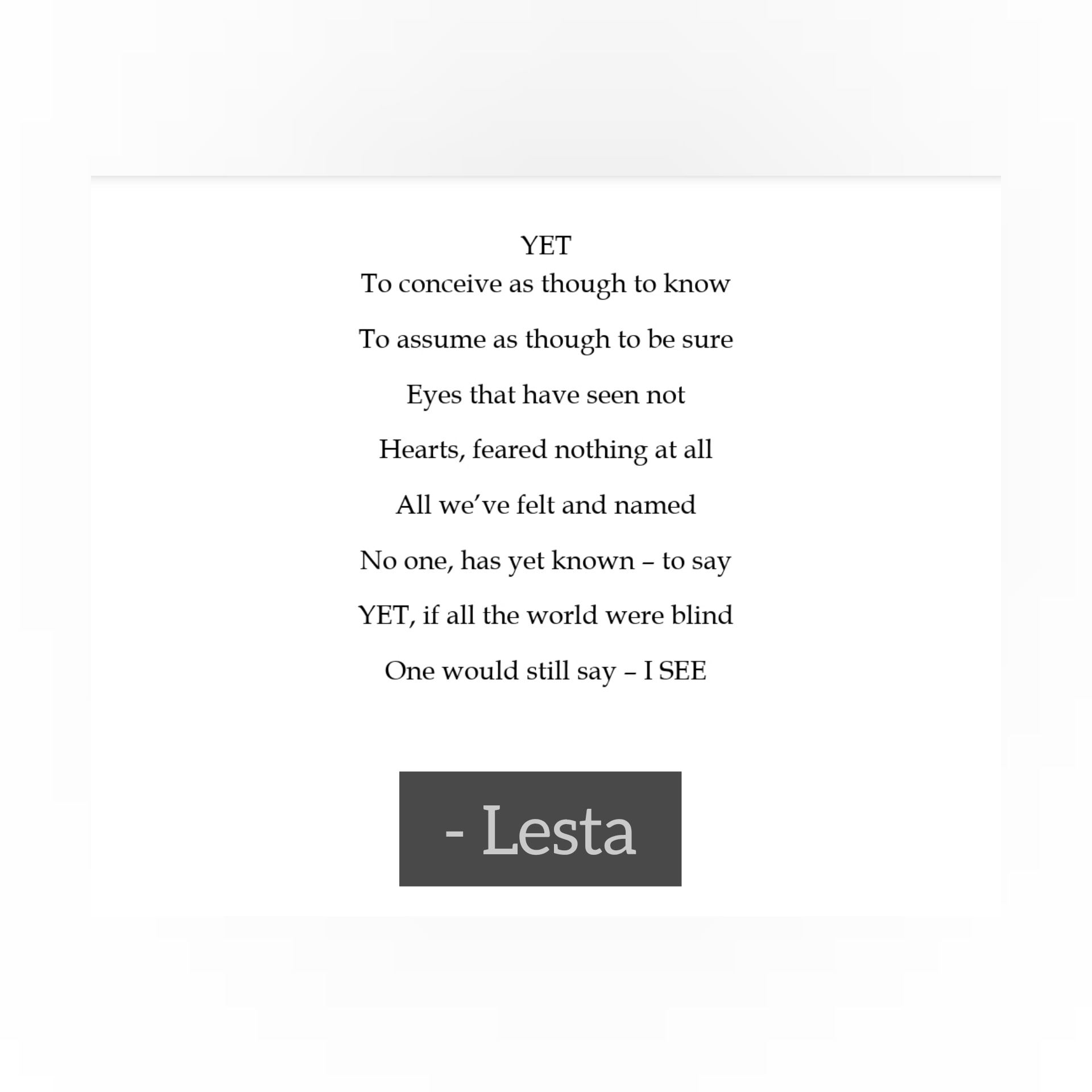 Yet