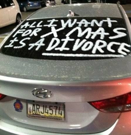 All I Want For Christmas Is A Divorce