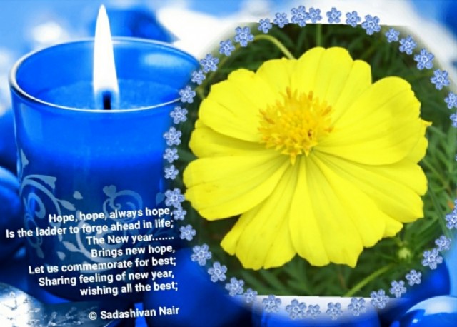 The New Year....... Brings New Hope, Let Us Commemorate For Best;