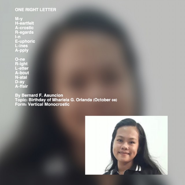 One Right Letter