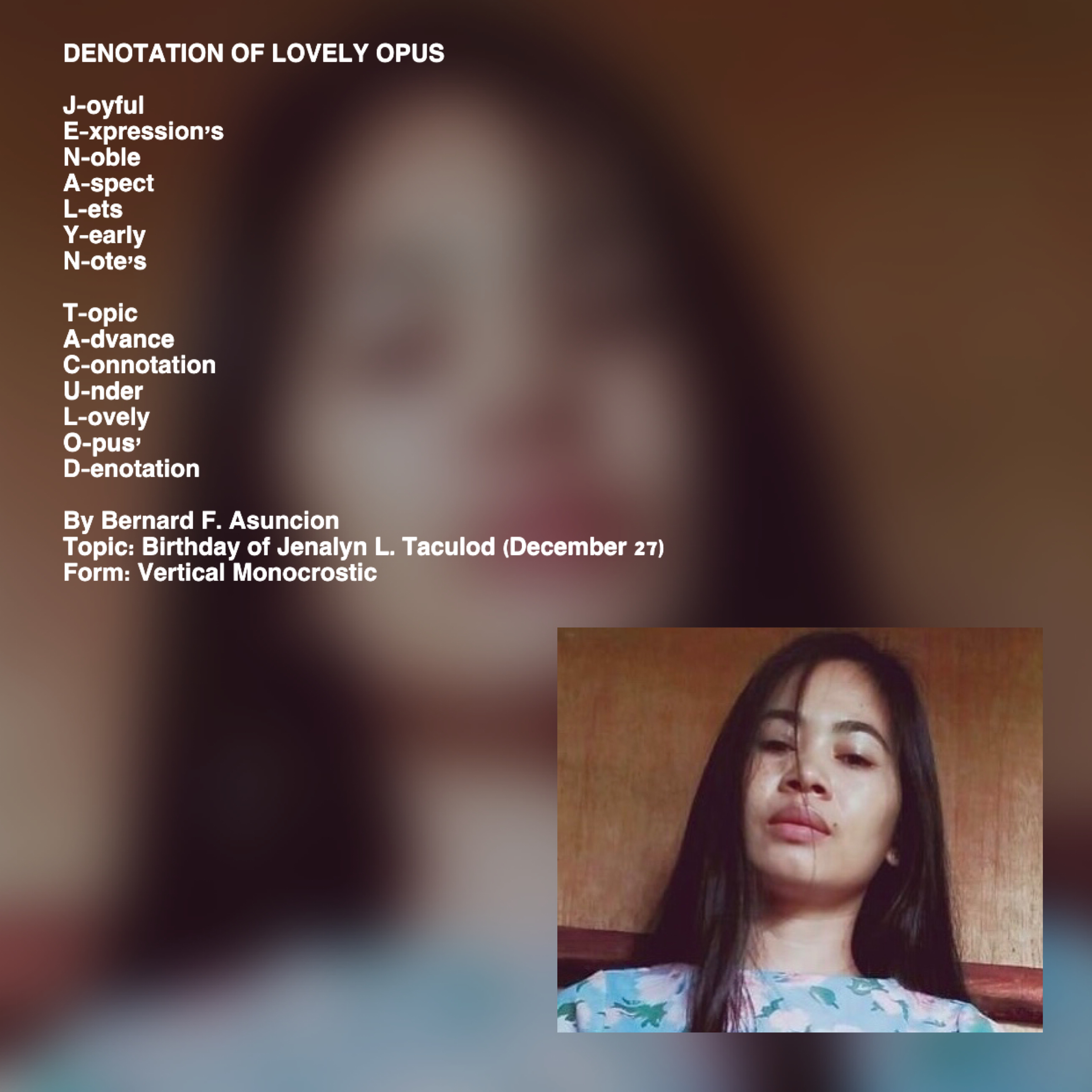 Denotation Of Lovely Opus