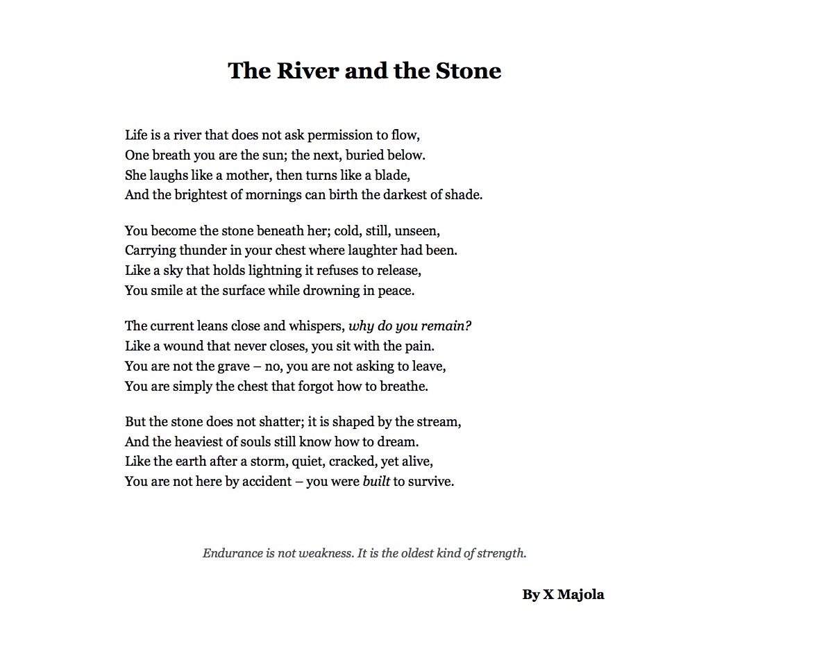 The River And The Stone