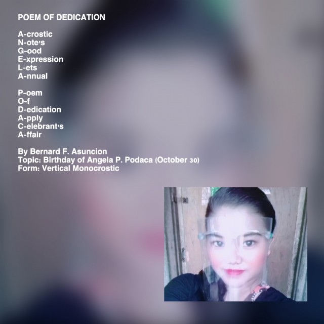 Poem Of Dedication