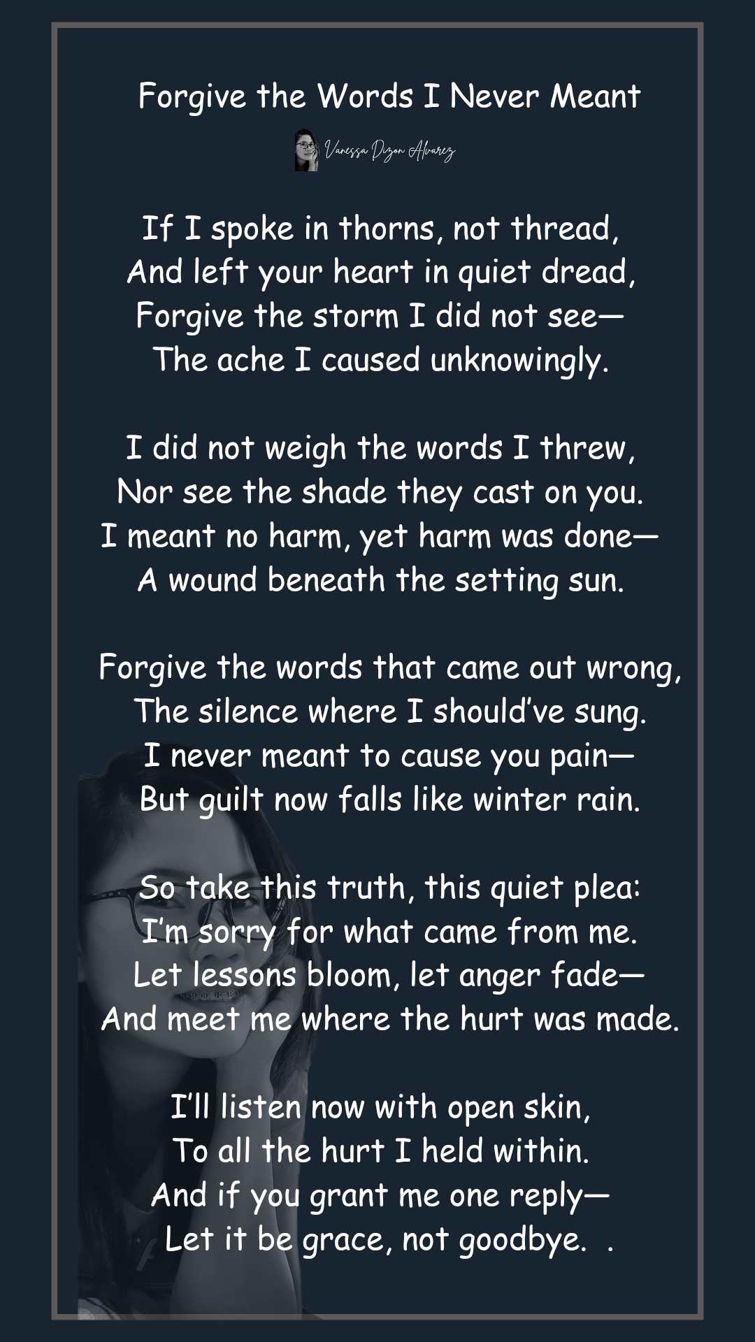 Forgive The Words I Never Meant