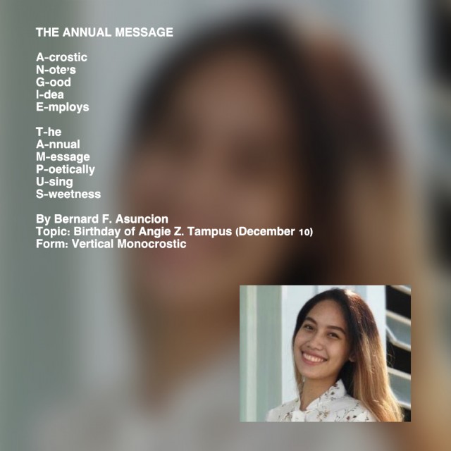The Annual Message
