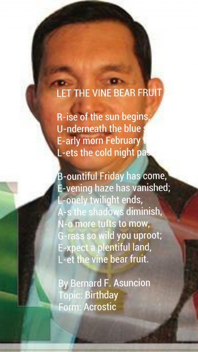 Let The Vine Bear Fruit