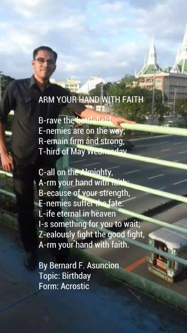 Arm Your Hand With Faith