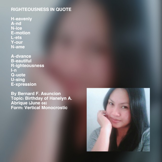 Righteousness In Quote