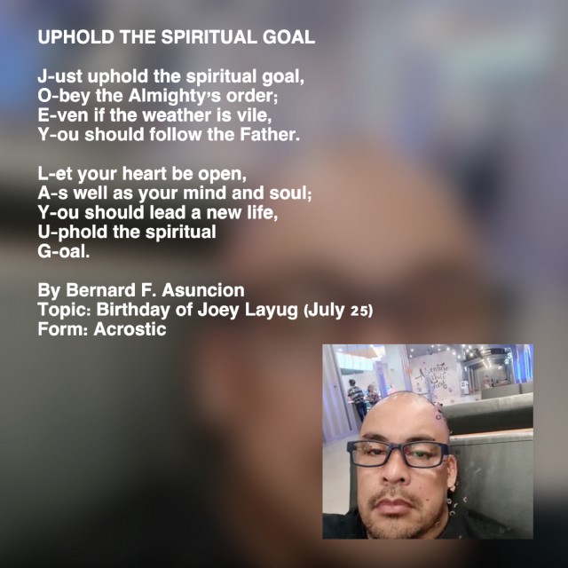 Uphold The Spiritual Goal