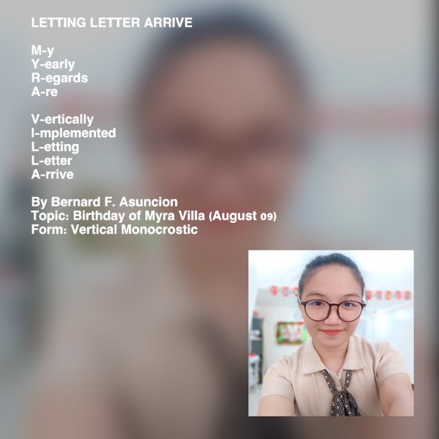 Letting Letter Arrive