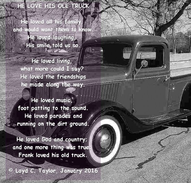 He Loved His Ole Truck