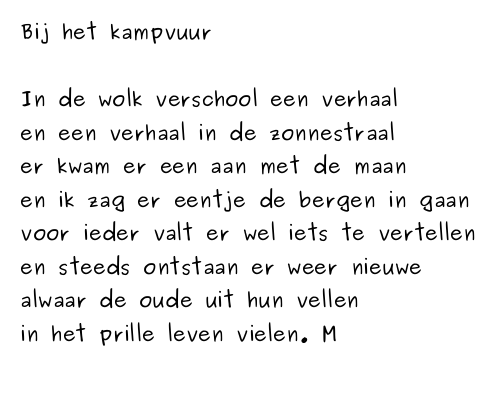 Bij Het Kampvuur