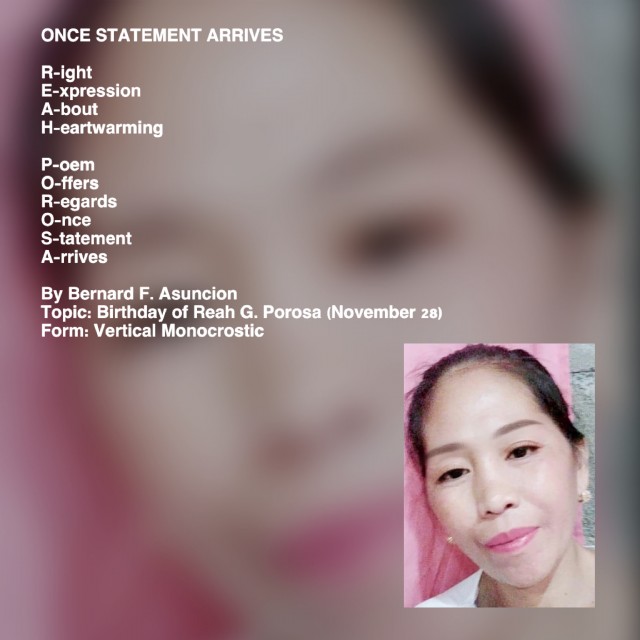 Once Statement Arrives