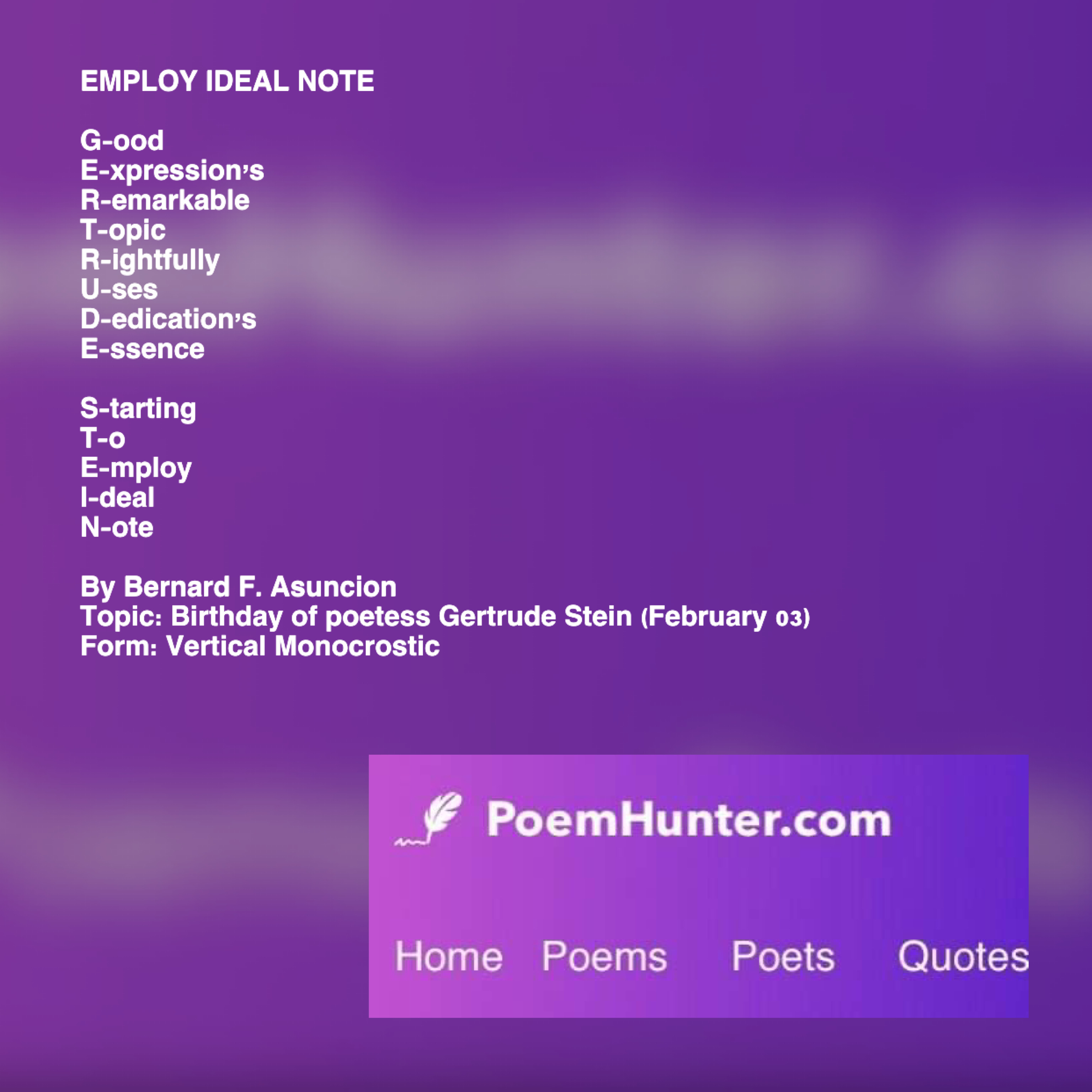 Employ Ideal Note