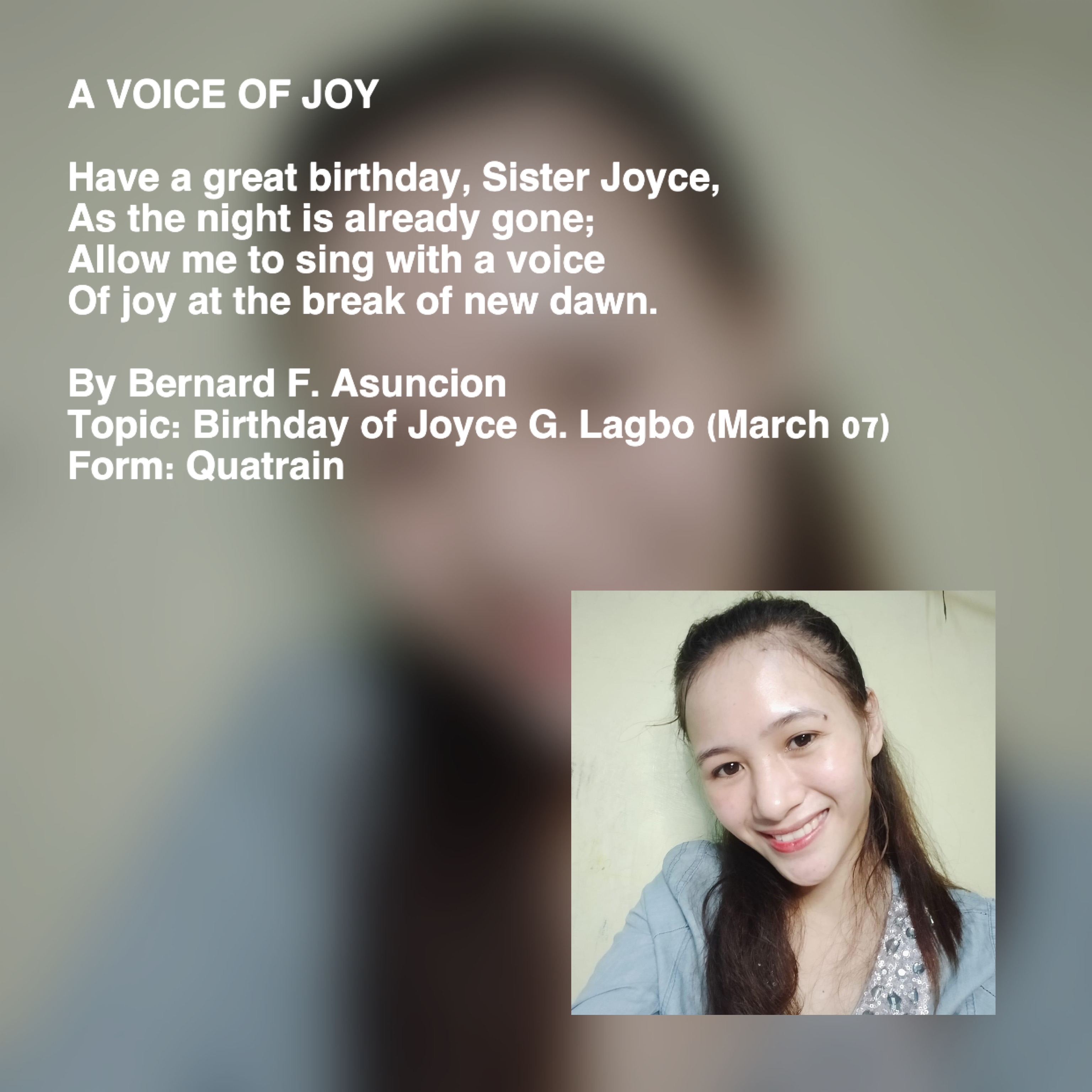 A Voice Of Joy