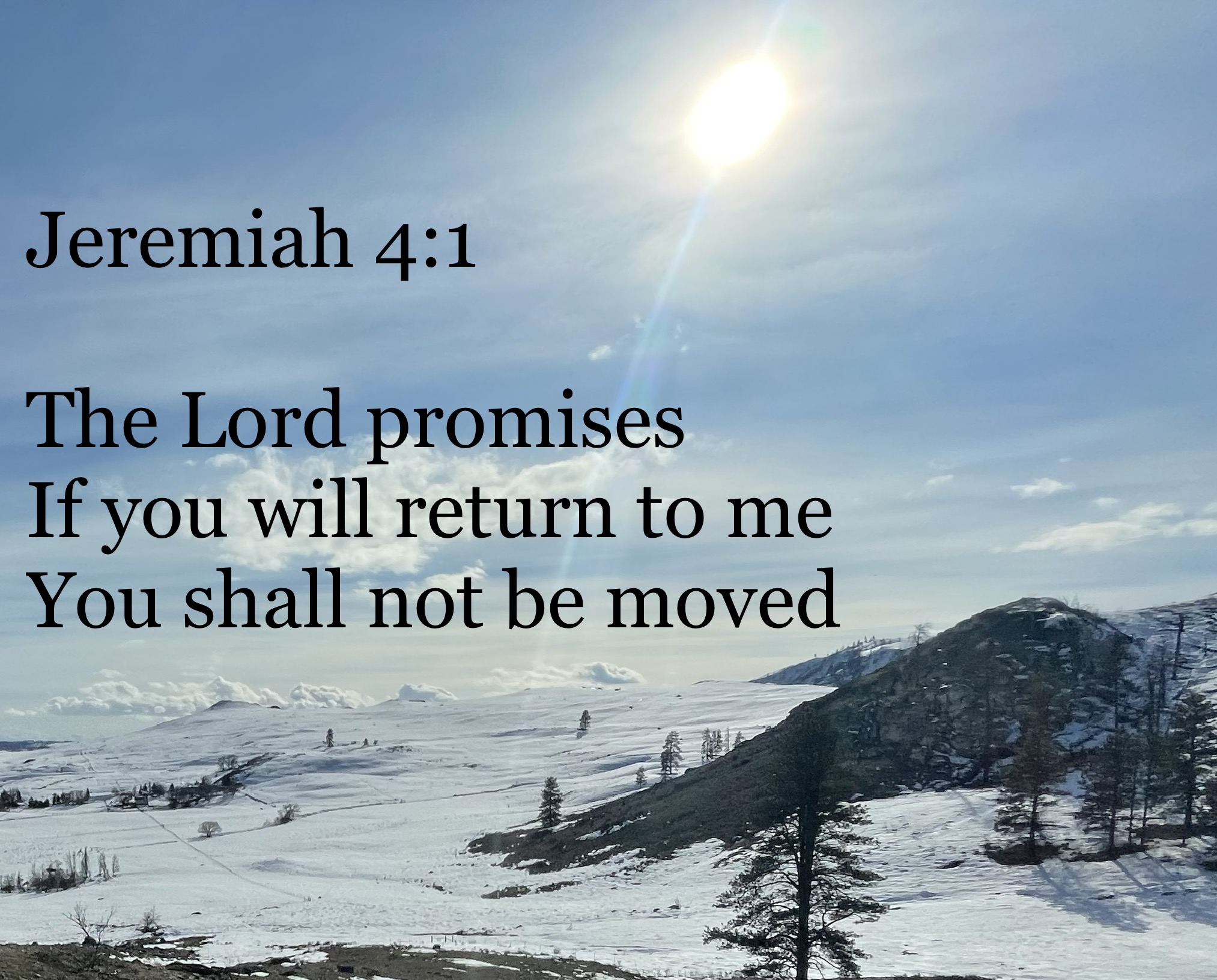 Jeremiah 4: 1