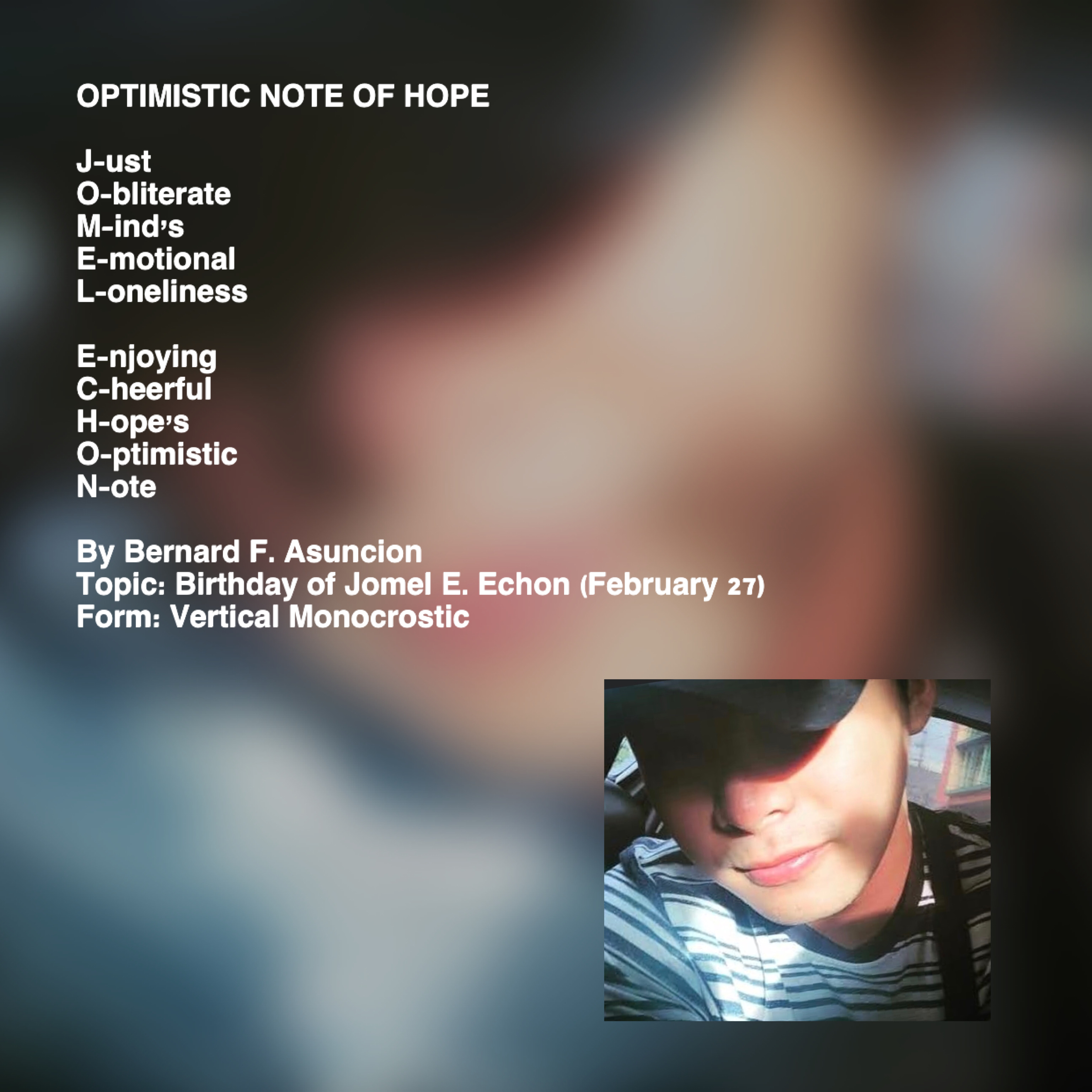 Optimistic Note Of Hope