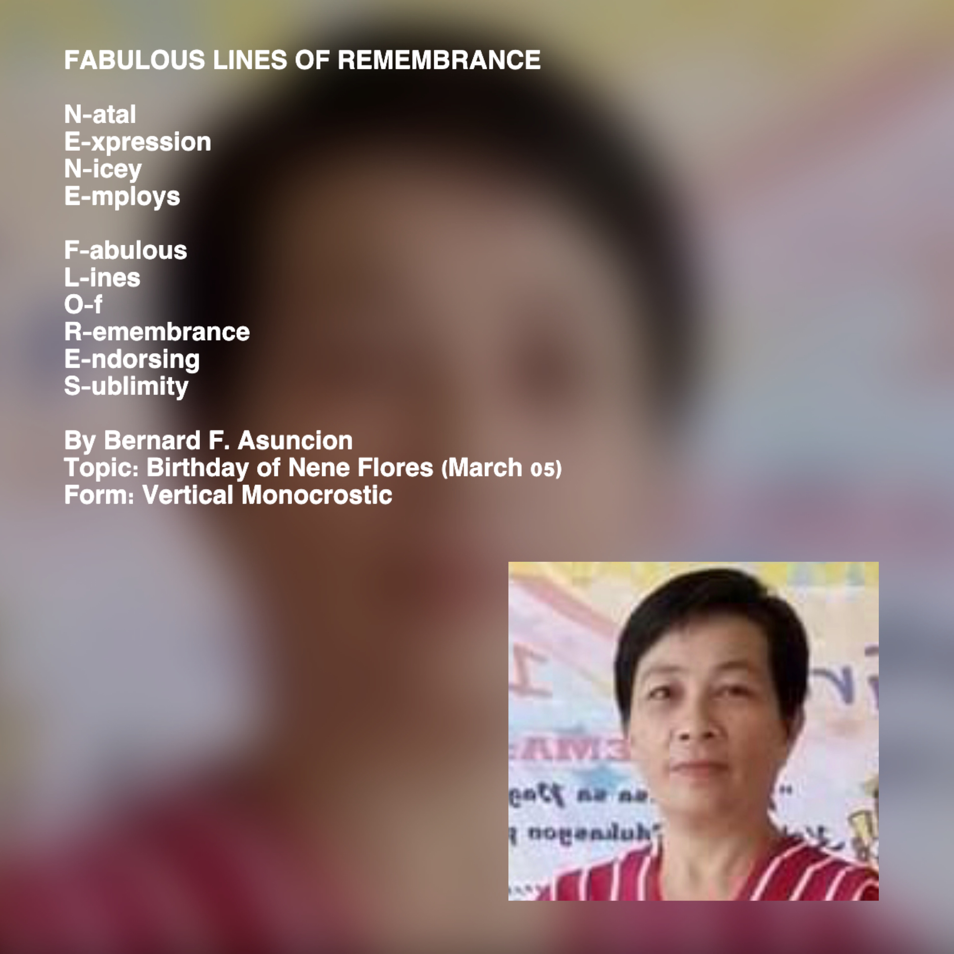 Fabulous Lines Of Remembrance