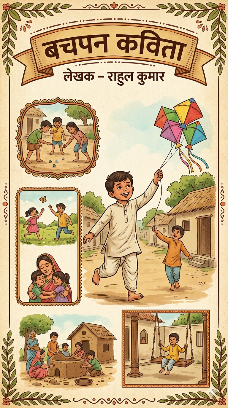 बचपन कविता Author राहुल कुमार