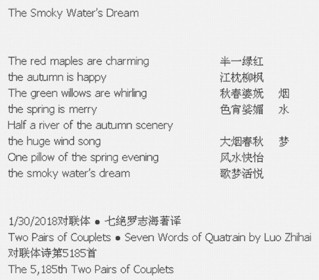 The Smoky Water's Dream