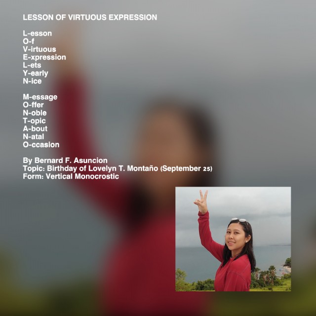 Lesson Of Virtuous Expression