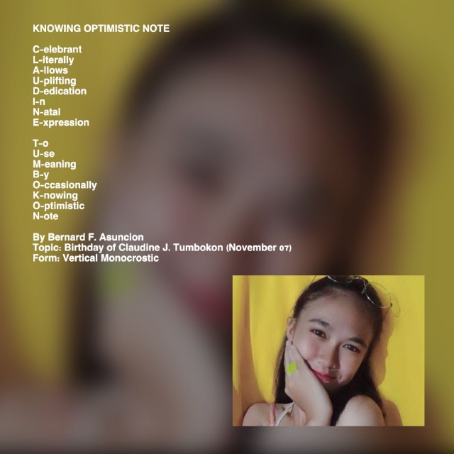 Knowing Optimistic Note