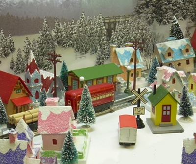Thickbrick Village At Christmastime