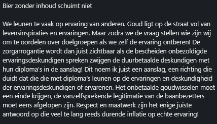 Bier Zonder Inhoud Schuimt Niet