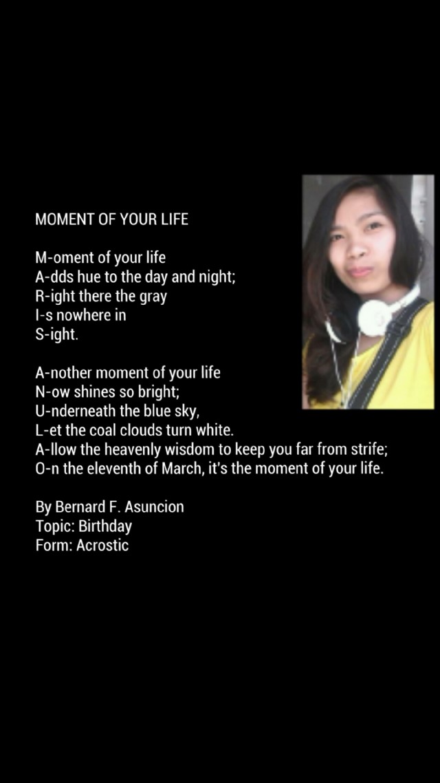 Moment Of Your Life
