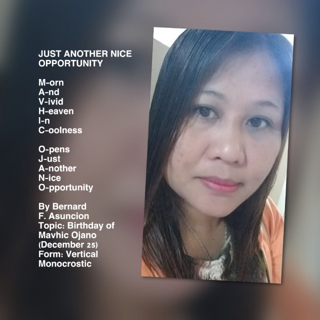 Just Another Nice Opportunity