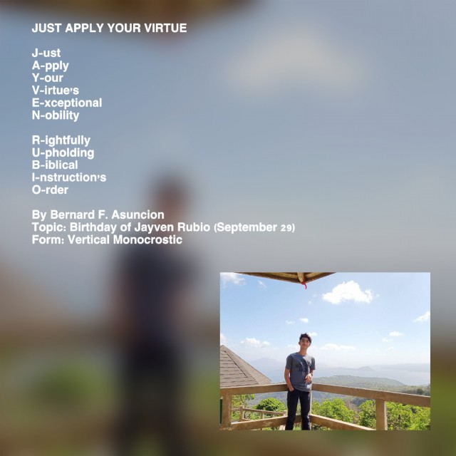 Just Apply Your Virtue