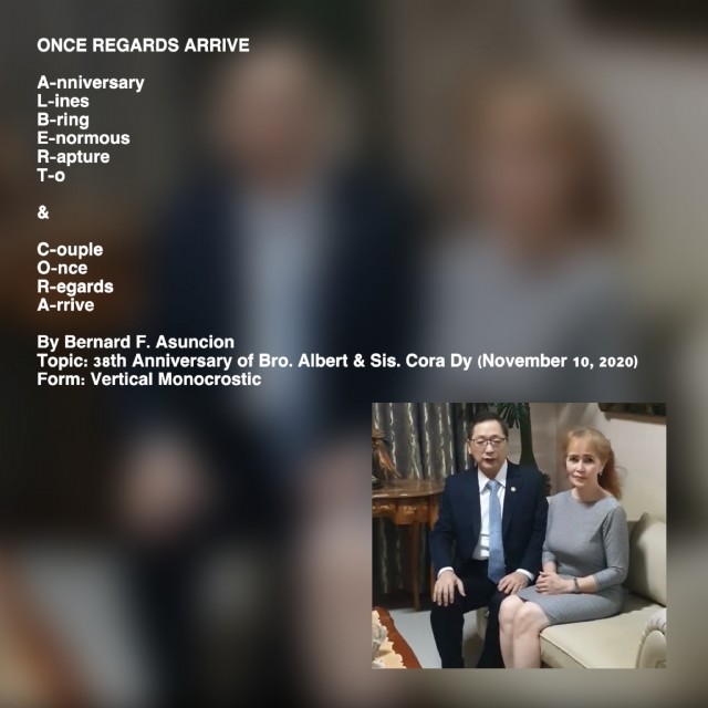Once Regards Arrive