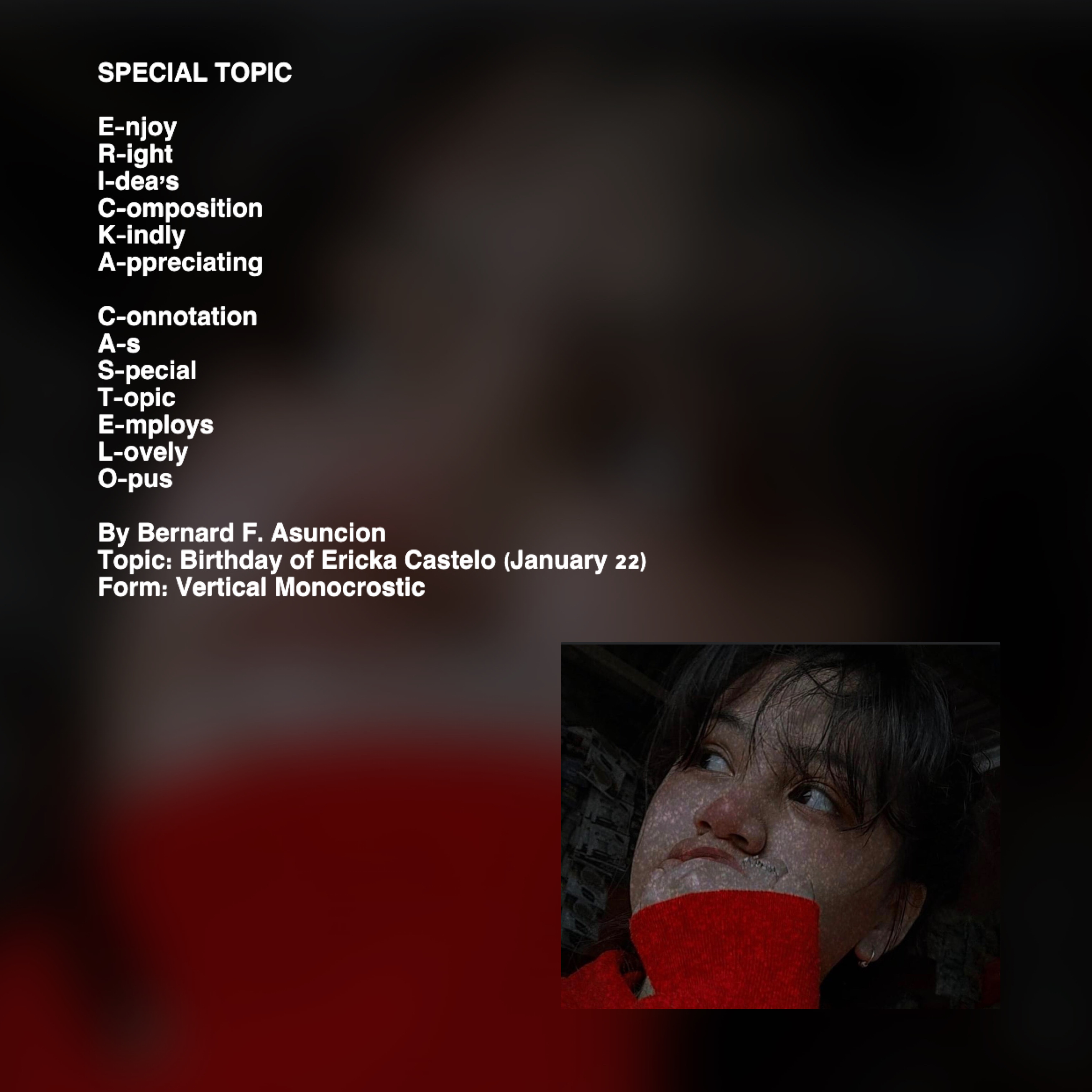Special Topic