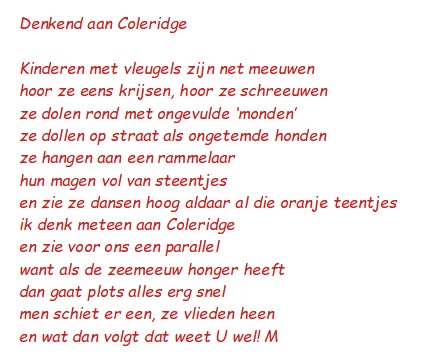 Denkend Aan Coleridge