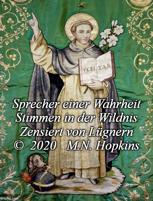 Sprecher Einer Wahrheit -Ein Gedicht Von M.N. Hopkins